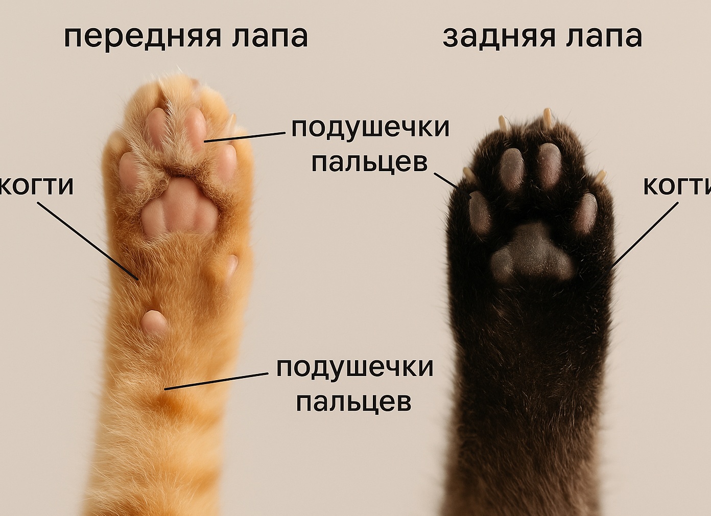 Сколько пальчиков у кошки и что такое полидактилия