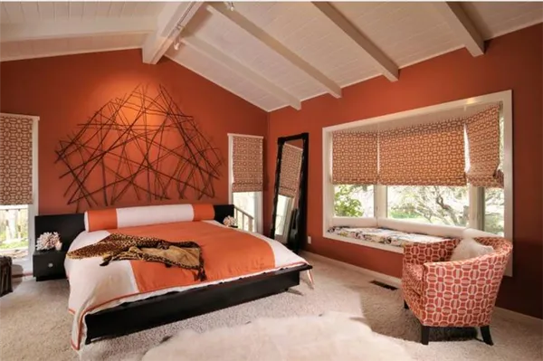 Как выбрать цвет для спальни: 24 идеальных сочетания цветов в интерьере спальни. В какой цвет покрасить стены в спальне. 41
