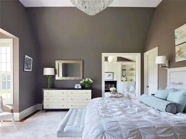 Как выбрать цвет для спальни: 24 идеальных сочетания цветов в интерьере спальни. В какой цвет покрасить стены в спальне. 57