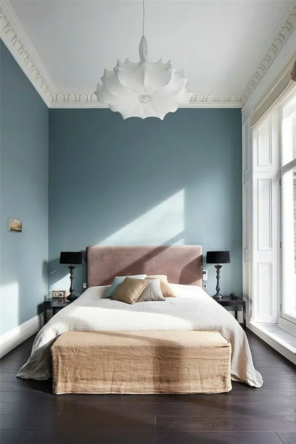 Как выбрать цвет для спальни: 24 идеальных сочетания цветов в интерьере спальни. В какой цвет покрасить стены в спальне. 56
