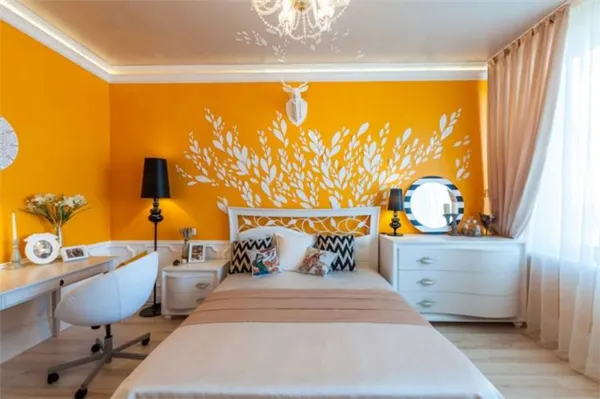 Как выбрать цвет для спальни: 24 идеальных сочетания цветов в интерьере спальни. В какой цвет покрасить стены в спальне. 43