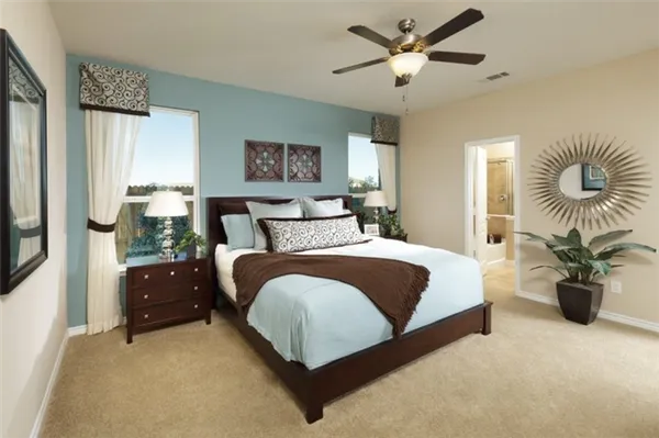 Как выбрать цвет для спальни: 24 идеальных сочетания цветов в интерьере спальни. В какой цвет покрасить стены в спальне. 66
