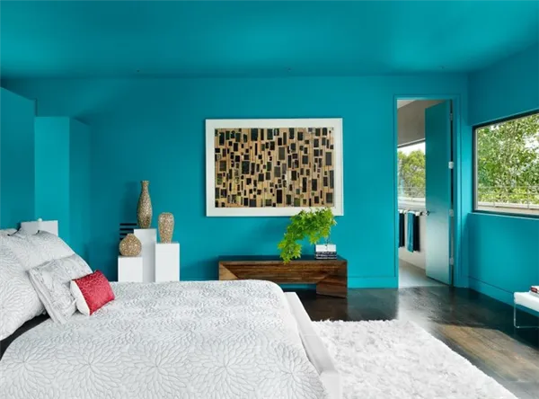 Как выбрать цвет для спальни: 24 идеальных сочетания цветов в интерьере спальни. В какой цвет покрасить стены в спальне. 71