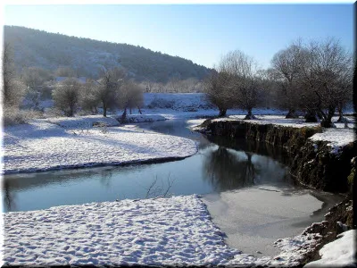 фото реки Салгир зимой