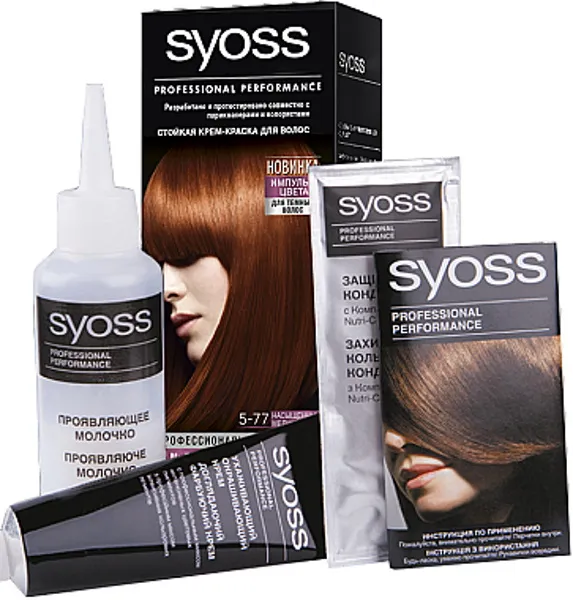 Syoss (Сьес) краска для волос. Палитра, инструкция по применению, отзывы