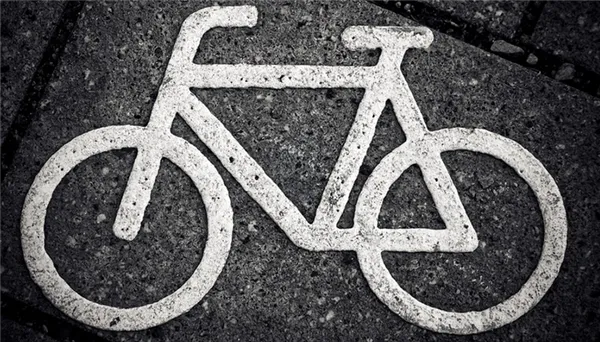 Разметка для обозначения полосы для велосипедистов
