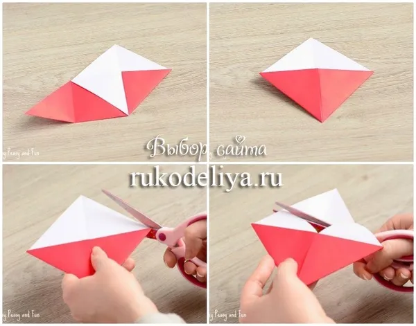 Как сделать сердечко из бумаги: 6 простых схем. Сердечко из бумаги. 18
