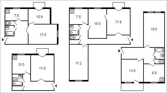 Кухни в панельном доме: размеры, планировка и дизайн интерьера. Кухня в панельном доме. 22