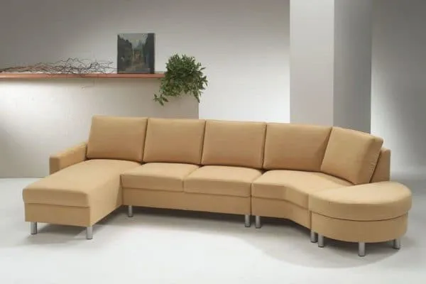 бескаркасный модульный диван