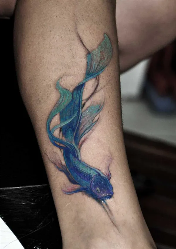 Значение татуировки «Рыба». Тату рыбы для женщин. 10