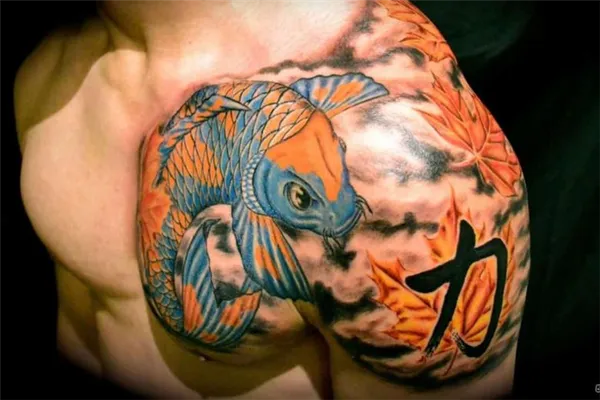 Значение татуировки «Рыба». Тату рыбы для женщин. 7