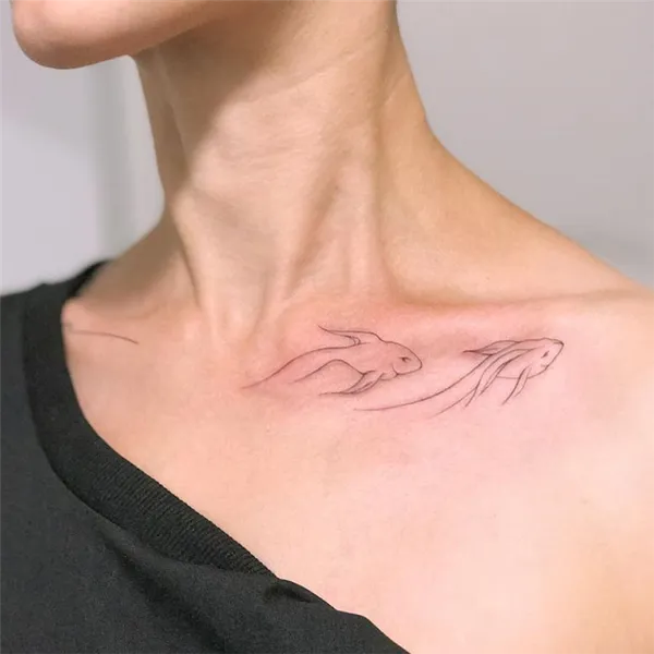 Значение татуировки «Рыба». Тату рыбы для женщин. 5