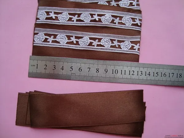 Галстук канзаши: как сделать своими руками. Как сделать галстук. 12