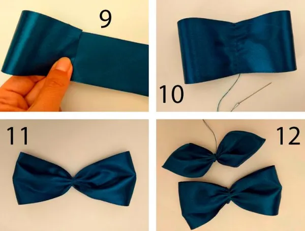 Галстук канзаши: как сделать своими руками. Как сделать галстук. 9