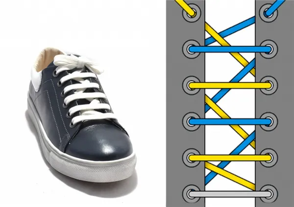 Как модно завязывать шнурки на кроссовках для надежности и эффектности. Как красиво завязать шнурки на кроссовках. 8