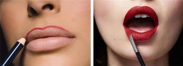 Вечерний макияж губ