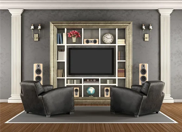 Телевизор в гостиной: фото, выбор места расположения, варианты дизайна стены в зале вокруг ТВ. Тв зона в гостиной. 20