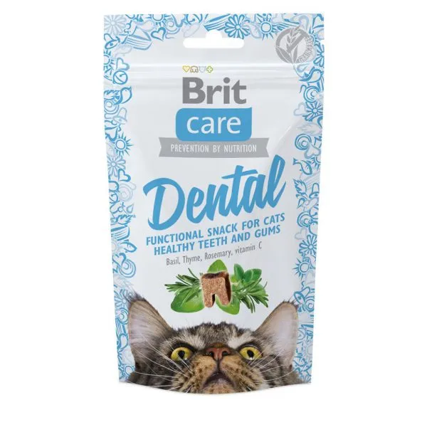 Brit лакомство для кошек для чистки зубов