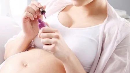 Можно ли во время беременности делать маникюр с гель-лаком. Маникюр в роддом. 4