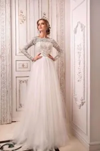 Скромное свадебное платье – идеальное решение для целомудренных невест. Скромное свадебное платье. 27