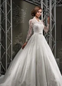 Скромное свадебное платье – идеальное решение для целомудренных невест. Скромное свадебное платье. 35
