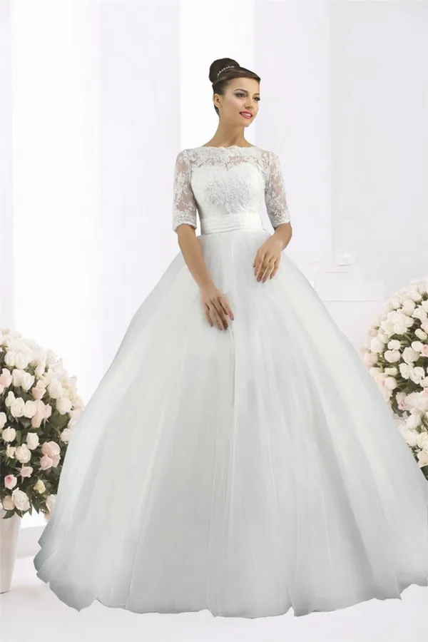 Скромное свадебное платье – идеальное решение для целомудренных невест. Скромное свадебное платье. 16