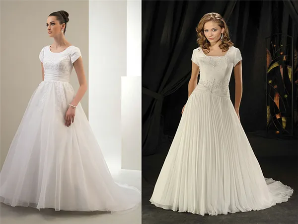 Скромное свадебное платье – идеальное решение для целомудренных невест. Скромное свадебное платье. 13