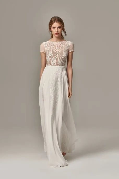 Скромное свадебное платье – идеальное решение для целомудренных невест. Скромное свадебное платье. 48