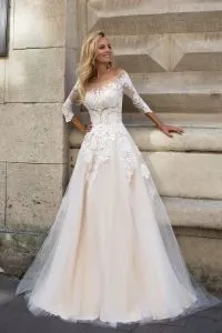 Скромное свадебное платье – идеальное решение для целомудренных невест. Скромное свадебное платье. 33