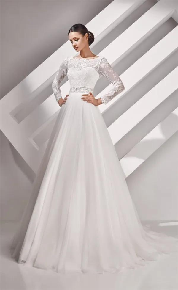 Скромное свадебное платье – идеальное решение для целомудренных невест. Скромное свадебное платье. 17