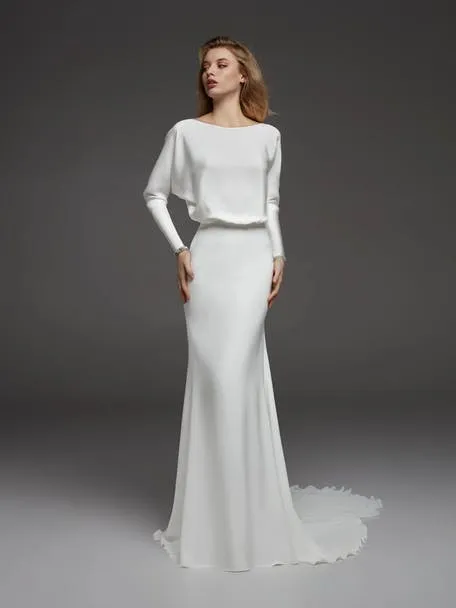 Скромное свадебное платье – идеальное решение для целомудренных невест. Скромное свадебное платье. 53