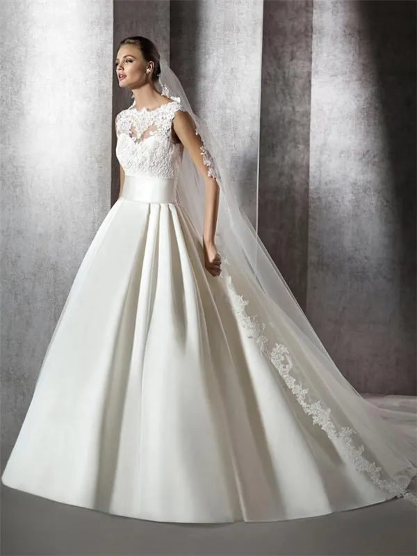 Скромное свадебное платье – идеальное решение для целомудренных невест. Скромное свадебное платье. 45
