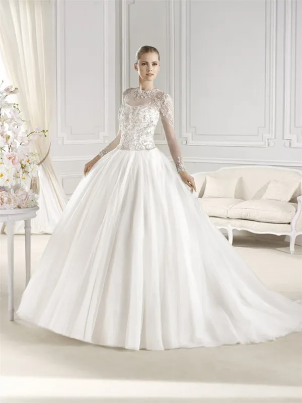 Скромное свадебное платье – идеальное решение для целомудренных невест. Скромное свадебное платье. 15