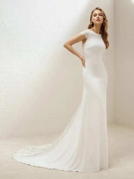 Скромное свадебное платье – идеальное решение для целомудренных невест. Скромное свадебное платье. 57