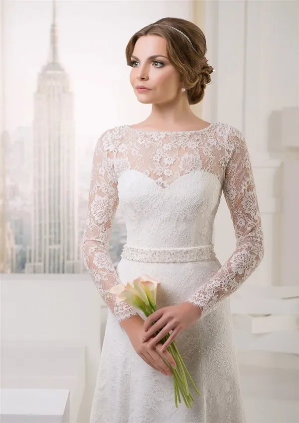 Скромное свадебное платье – идеальное решение для целомудренных невест. Скромное свадебное платье. 18