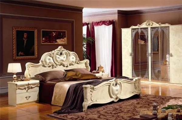 Шикарный дизайн спальни в стиле барокко: оригинальные идеи оформления фото. Спальня в стиле барокко. 27