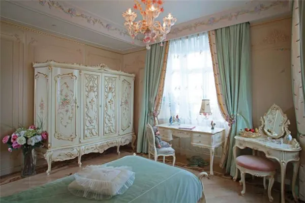 Шикарный дизайн спальни в стиле барокко: оригинальные идеи оформления фото. Спальня в стиле барокко. 17