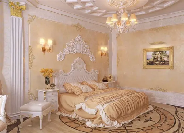 Шикарный дизайн спальни в стиле барокко: оригинальные идеи оформления фото. Спальня в стиле барокко. 14