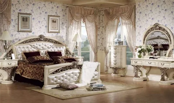 Шикарный дизайн спальни в стиле барокко: оригинальные идеи оформления фото. Спальня в стиле барокко. 32