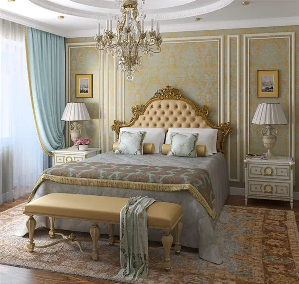 Шикарный дизайн спальни в стиле барокко: оригинальные идеи оформления фото. Спальня в стиле барокко. 10