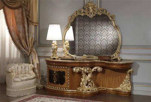 Шикарный дизайн спальни в стиле барокко: оригинальные идеи оформления фото. Спальня в стиле барокко. 30