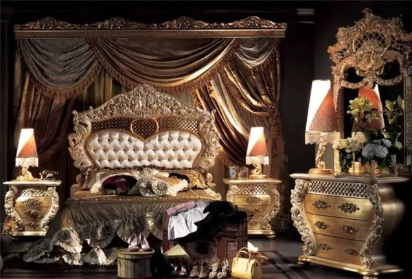 Шикарный дизайн спальни в стиле барокко: оригинальные идеи оформления фото. Спальня в стиле барокко. 40