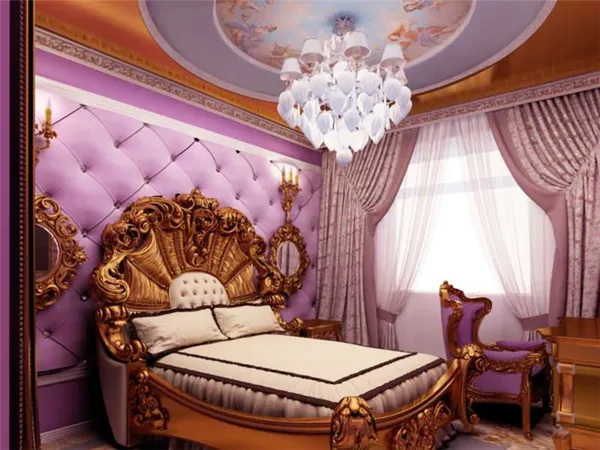 Шикарный дизайн спальни в стиле барокко: оригинальные идеи оформления фото. Спальня в стиле барокко. 4