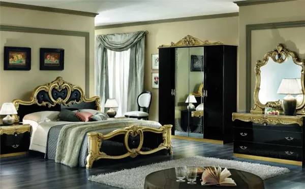 Шикарный дизайн спальни в стиле барокко: оригинальные идеи оформления фото. Спальня в стиле барокко. 23
