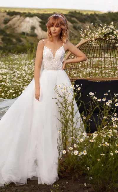 Романтичное свадебное платье