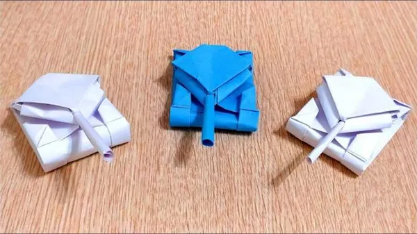 Как сделать боевую технику из бумаги оригами. Военная техника своими руками. 37