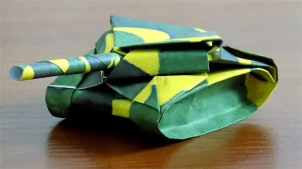 Как сделать боевую технику из бумаги оригами. Военная техника своими руками. 65