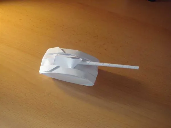 Как сделать боевую технику из бумаги оригами. Военная техника своими руками. 74
