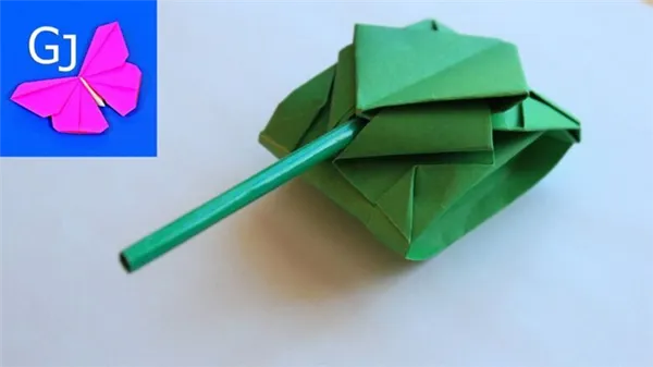 Как сделать боевую технику из бумаги оригами. Военная техника своими руками. 56