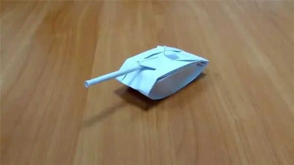 Как сделать боевую технику из бумаги оригами. Военная техника своими руками. 88